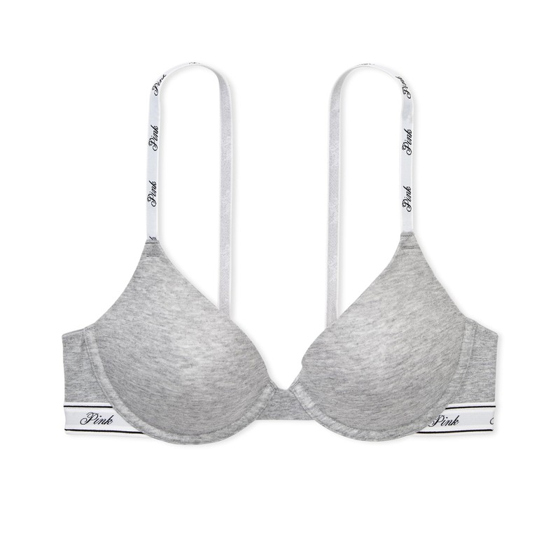 Victoria's Secret Pink Wear Everywhere T-Shirt Lightly Lined Bra, Smooth,