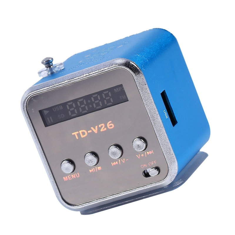 Mini Speaker Music Player Portable FM Radio PC Fashion Support