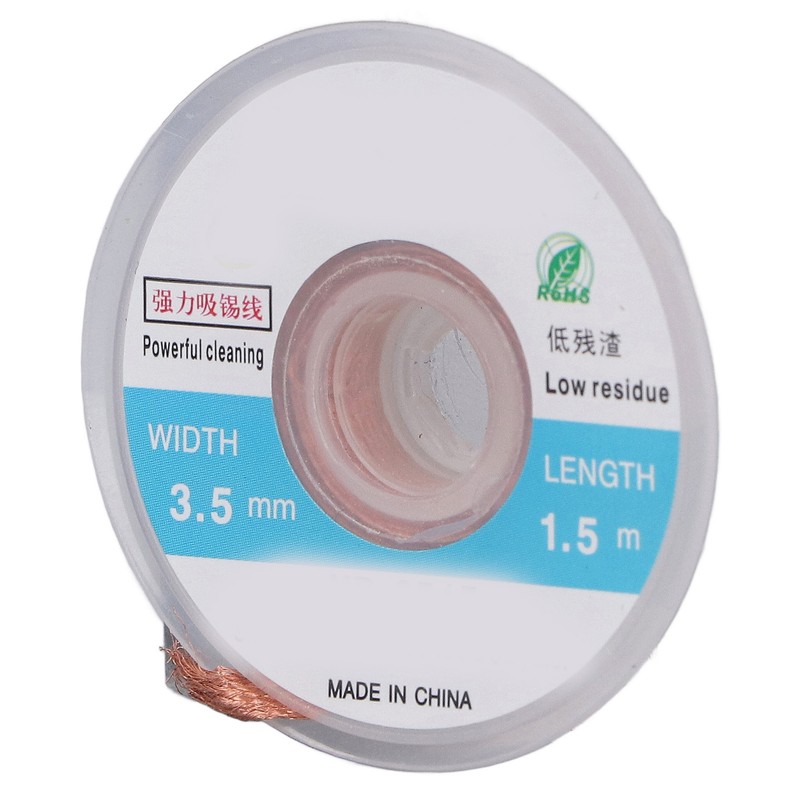 5Pcs Solder Wick Braid Copper 1.5m Length 3.5mm Width Set