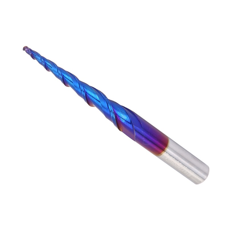 1 Pcs End Mill Tungsten Cemented Carbide 2T Blue Milling