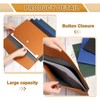 sourcing map PU Leather File Folders, A4 Envelope Folder File