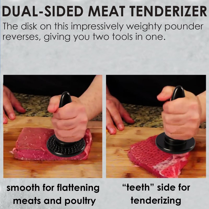KAYCROWN Burger Press Hamburger Press, Dual Sided Meat Tenderizer and