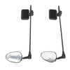 1 Pair Bicycle Helmet Rearview Mirror 360° Adjustable Bike Cycling
