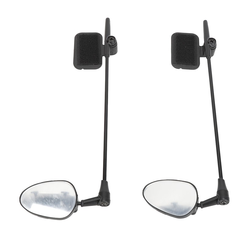1 Pair Bicycle Helmet Rearview Mirror 360° Adjustable Bike Cycling