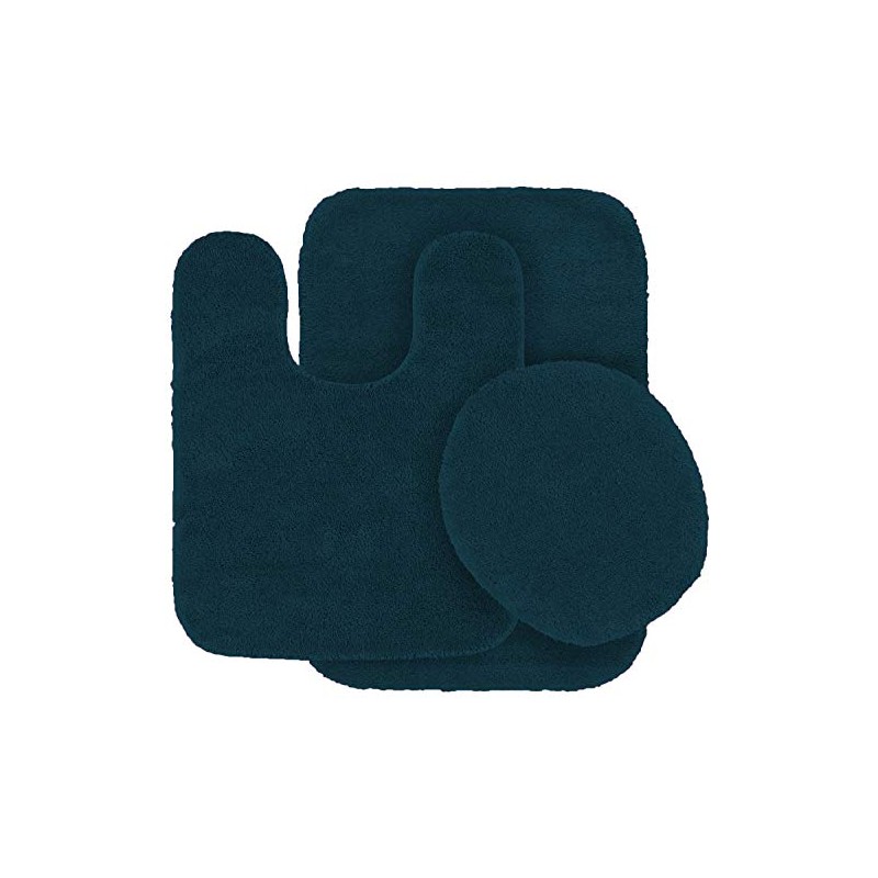 Better Home Style 3 Piece Bathroom Rug Set Bath Rug,