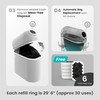 OPTIMUS TECHNOLOGY Automatic Touchless Trash Can with Motion Sensor, 6
