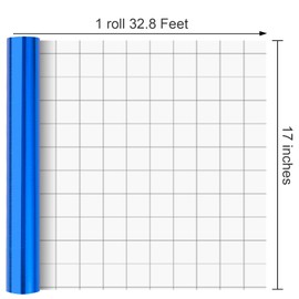 Merture Royal Blue Wrapping Paper Roll - 17 In X 32.8 Ft(46.5 sq.ft.) Metallic Blue Solid Color Gift Wrap for Birthday, Fathers Day, Baby Shower, Gender Reveal Party, Hanukkah