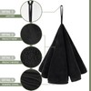 VIVOTE 2-Piece Hand Towels Set with Loops, Fast Drying Hand
