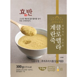 [고령친화우수식품 선정]효반 연하도움식 클로렐라계란죽 300g [Elderly-Friendly Excellent Food Selection] Hyoban Swallowing Assistance Food Chlorella Egg Porridge 300g
