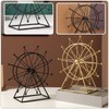 Gatuida Ferris Wheel Model Ferris Wheel Decor Iron Crafts Gold