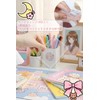 HGBANKASA Sticker Book, Plastic Board, Transparent M5 Mini Binder [Refill