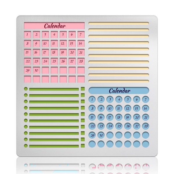 UNICRAFTALE Metal Stencil for Craft Diary Stencils Stainless Steel Reusable