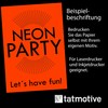 Neon Paper Extremely Bright Neon Red 50 Sheets DIN A4