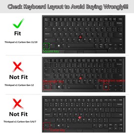 Keyboard Cover for 2024 2023 14" Lenovo Thinkpad x1 Carbon Gen 11 / Gen 10, Lenovo ThinkPad E14 Gen 6 / Gen 5, Lenovo ThinkPad T14 T14s L14 P14s Gen 4 / Gen 3 Keyboard Skin Protector-Gradual Pink