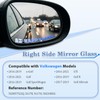 Driver Left Side Mirror Glass - Compatible with VW Vehicles