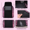 CAR PASS Bling Rhinestone Car Seat Covers Leather Shining Diamond
