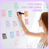 Chiisong 12 Pieces Llama Sticky Notes Cute Animal Alpaca Self-Stick