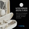 O2COOL Treva 5 Inch Battery Powered Fan Portable Desk Fan