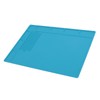 Silicone Soldering Mat with 25cm Scale Prevent Slipping Watch Repair