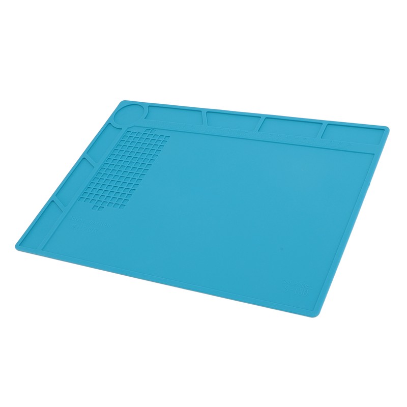Silicone Soldering Mat with 25cm Scale Prevent Slipping Watch Repair