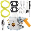 QAZAKY SS30 SS26 CS30 Carburetor Compatible with Ryobi Homelite Weed