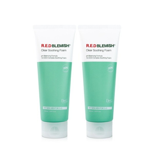 Red Blemish Clear Soothing Foam 150ml 1+1 / 레드 블레미쉬