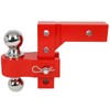 Dual Ball 6 Adjustable Trailer Towing Hitch 2 & 2-5/16