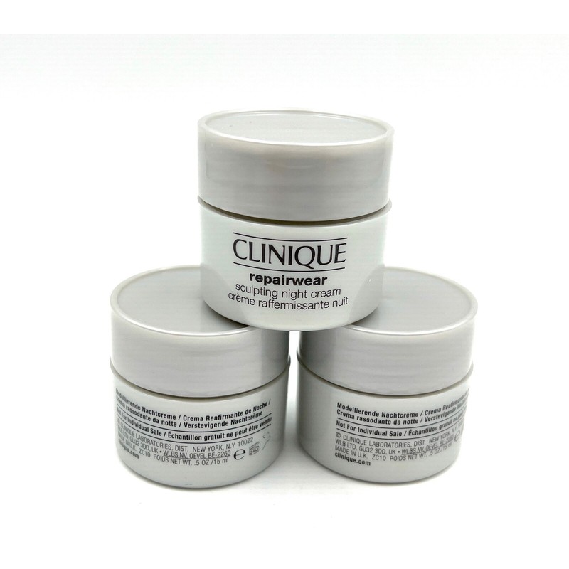 Clinique 3 x Clinique Repairwear Sculpting Night Cream ~ 15