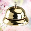 Toyvian Golden Service Bell Call Bell Desk Bell Customer Service