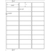 30 UP Address Labels for Inkjet Printers 1" x 2-5/8",