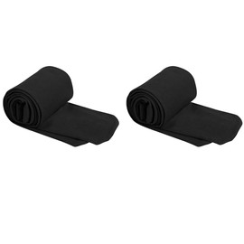 Dance Pantyhose Tights Stockings for Kids Girls - Ballet Footed Tight Microfiber Super Soft (Medium, 2-Pack Black)