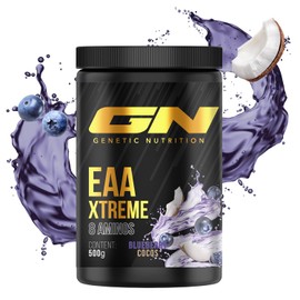GN Laboratories EAA Xtreme (Blueberry Cocos) - 500g EAAs Powder - Amino Acids Complex Ideal for Before, During and After Training