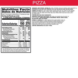 Pringles Potato Crisps Chips, Lunch Snacks, On-The-Go Snacks, Grab n' Go, Pizza (12 Cans)