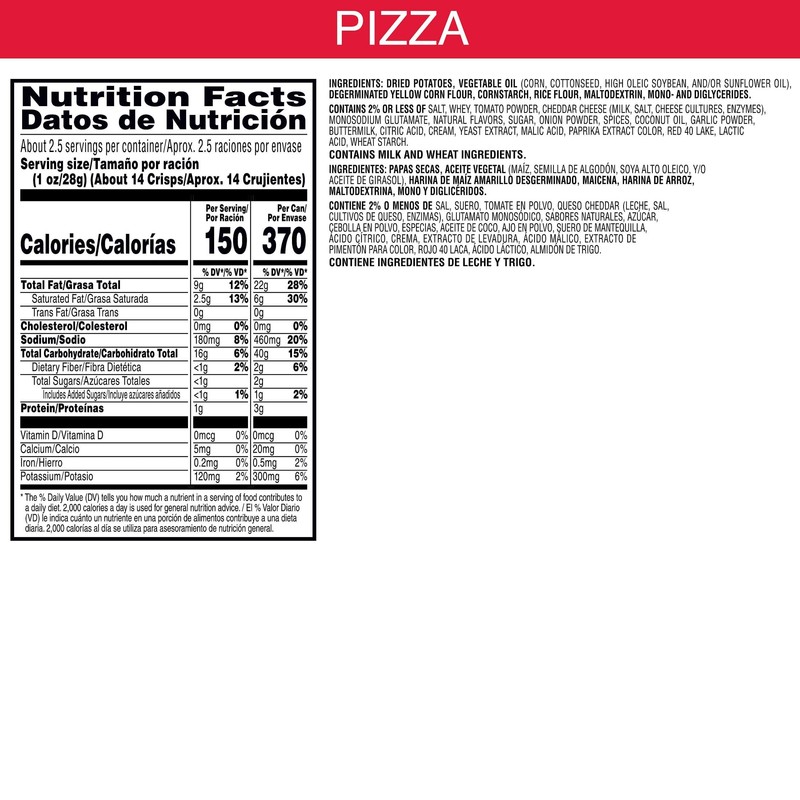 Pringles Potato Crisps Chips, Lunch Snacks, On-The-Go Snacks, Grab n'