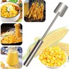 Corn Cob Peeler - Stainless Steel Corn Stripper Removes Kernels