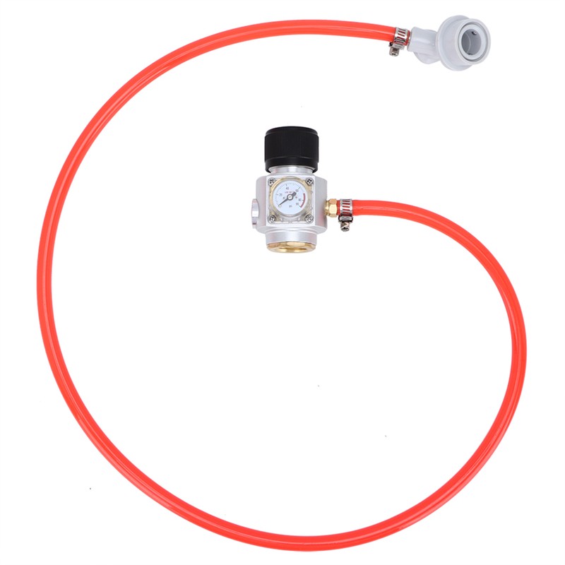 CO2 Mini Gas Regulator 5/16in Gas Line Assembly Quick Connector