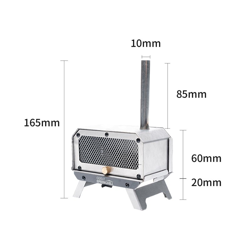 Springhill Folding Incense Burner, 340 Stainless Steel, 340 Stainless Steel,