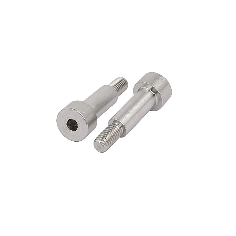 sourcing map M6 de 304 Stainless Steel Hexagonal Shoulder Bolts