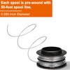 Twilight Garage 6PCS 0.080" 80V String Trimmer Replacement Spool ST80L200
