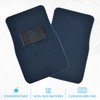 BDK Premium Carpet Blue Floor Mats for Cars - Universal