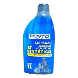 Aceite Sintético Vento 15w50 Moto/cuatriciclo 1l