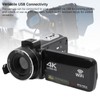 Camcorder Video Camera 4K Ultra 56MP with Night Vision, 18X