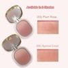 Lilyloria Matte Face Blush Powder for ‌Cheeks‌ with Brush ‌Blendable‌