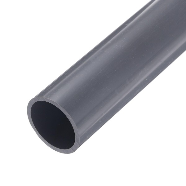 sourcing map PVC Rigid Tube Round Pipe Tubing Hardware Tubing