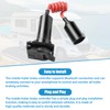 EXMIATOV Bluetooth Brake Controller for Trailer,7 Pin Trailer Connector with