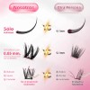 Gorgeous Olivia 88 Pestañas Postizas Kit Completo Rosa Chicle Moonstone