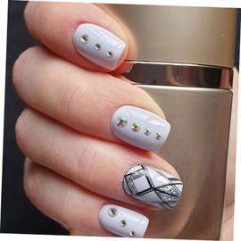 Healvian Flatback Diamond Nail Charms Nail Rhinestones DIY Manicure Gems Glue Craft Gems