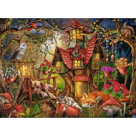 Ravensburger Zilver Children's Puzzle - 12951 The Forest House - Puzzle for Children from 8 Years with 200 Pieces in XXL Format