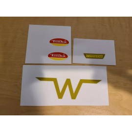Tonka  TONKA  WINNEBAGO Camper SET VINYL PEEL AND STICK