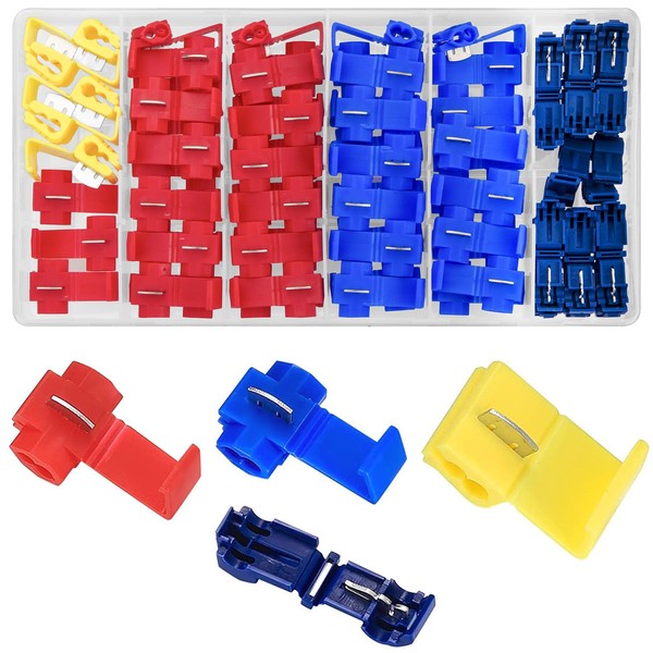 QOOSIKICC QOOSIKICC 80 Pcs Quick Splice Wire Connectors, Solderless Quick